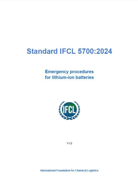 Standard IFCL 5700:2024 - Emergency procedures for lithium-ion batteries